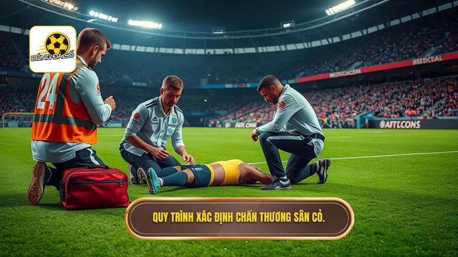 Quy trình xác định chấn thương sân cỏ.