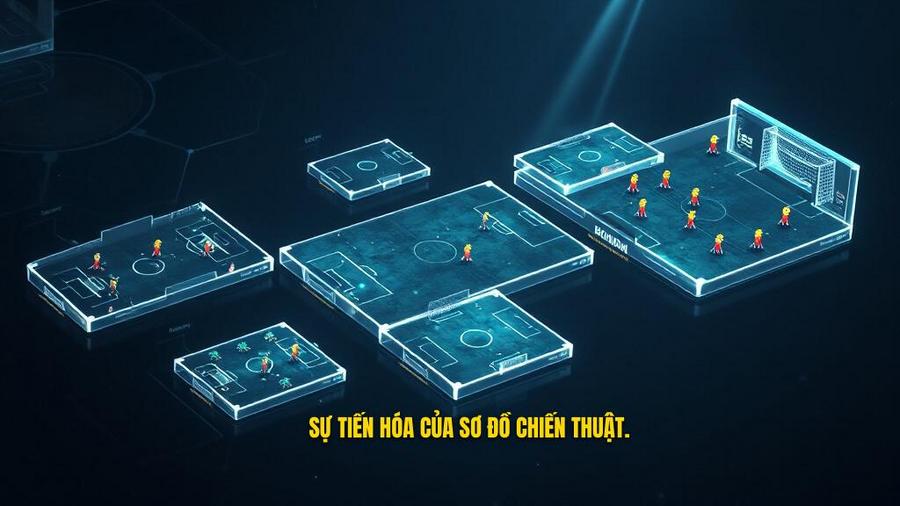 Sự tiến hóa của sơ đồ chiến thuật qua các thời kỳ