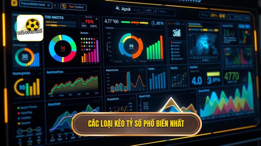Phân tích các loại hình kèo tỷ số phổ biến